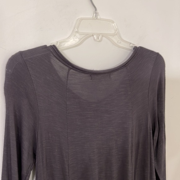 Comme Toi… shirt dress cover-up Dark Gray size Small - Picture 8 of 14